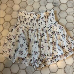 Hollister Floral Women's Skirt w/Built-in Shorts, Sz. XS